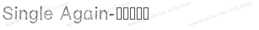 Single Again字体转换